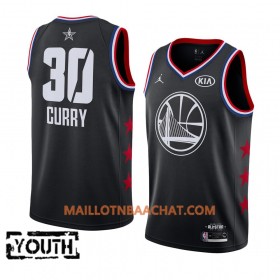 Maillot NBA Golden State Warriors Stephen Curry 30 2019 All-Star Jordan Brand Noir Swingman - Enfant